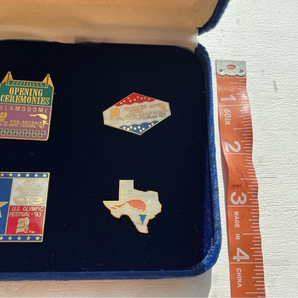 US Olympic Festival '93 Enamel Collectible Pin set in Case - Picture 5 of 6